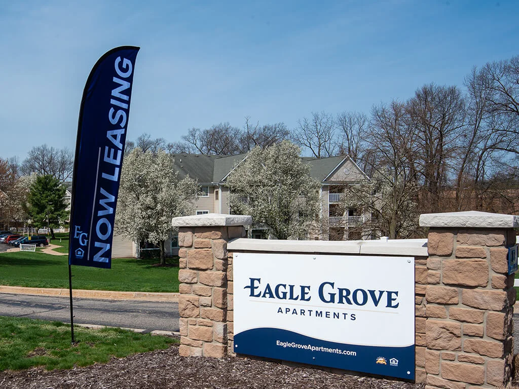Eagle Grove Apartments - Monument sign at Eagle Grove Apartments