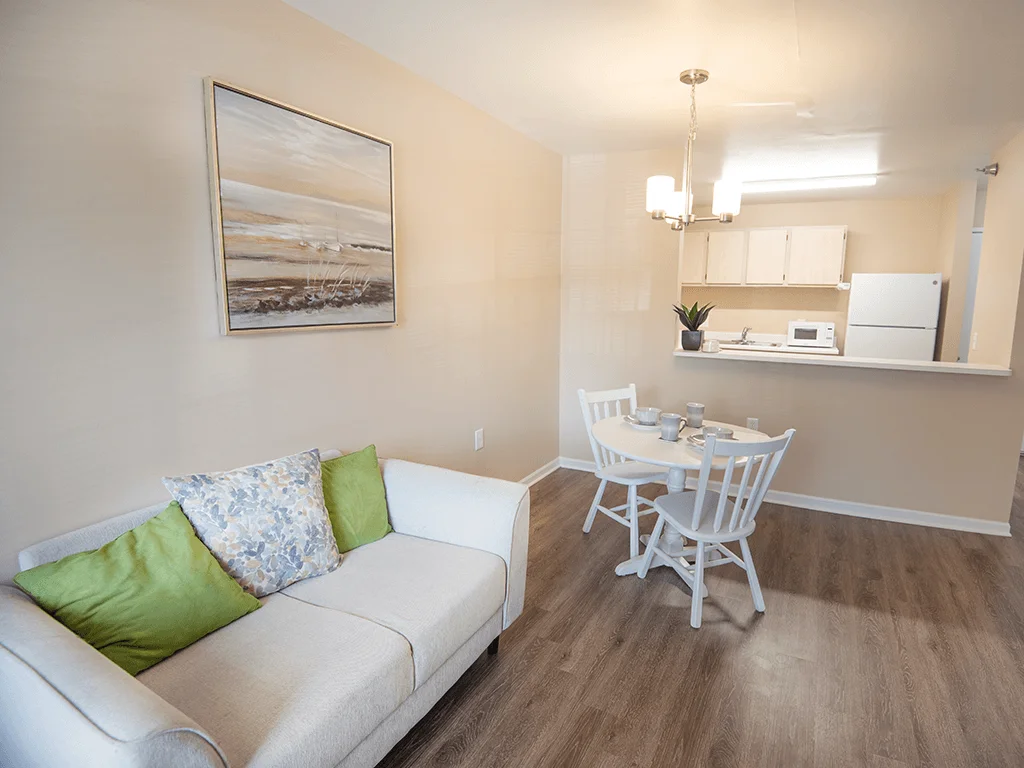 Eagle Grove Apartments - Living and dining area at Eagle Grove Apartments