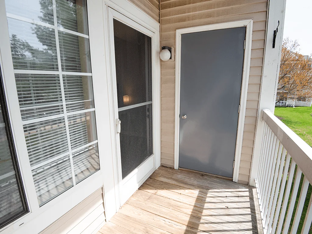 Eagle Grove Apartments - Private balcony at Eagle Grove Apartments